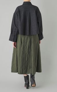 フランネルショートシャツブルゾン