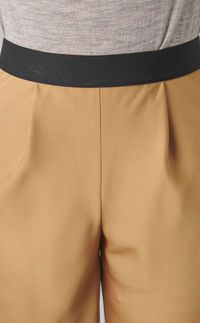 ストレッチサテンワイドパンツ