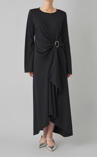 アシンメトリージャージードレス