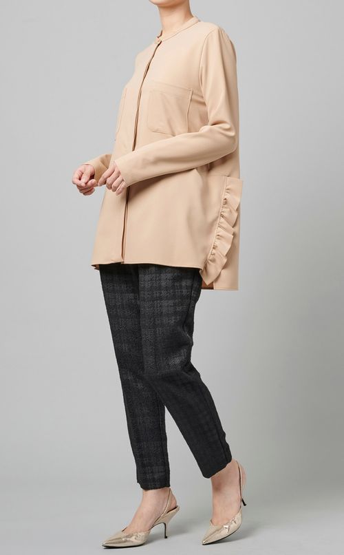 サイドフリルブラウス