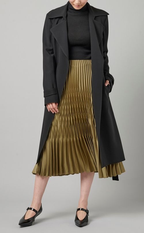 二重織りミディアムコート