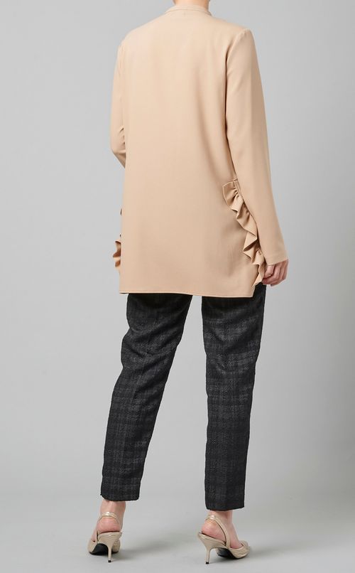 サイドフリルブラウス