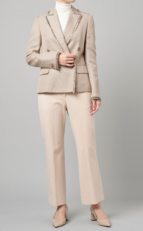 ストレッチクロップドフレアパンツ