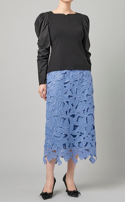 リボンレーススカート