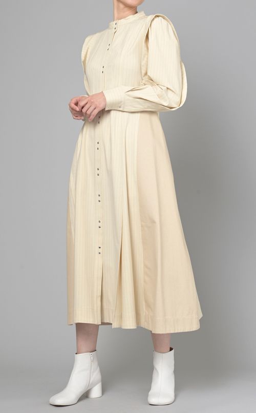 異素材コンビワンピース