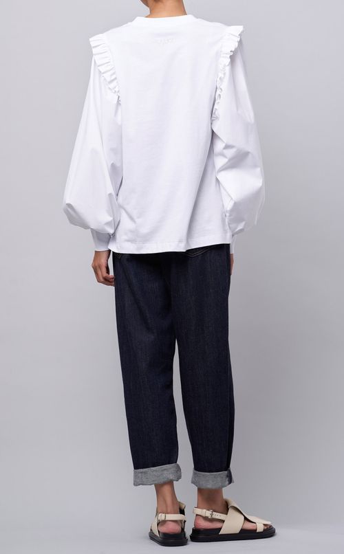 パフスリーブカットソー