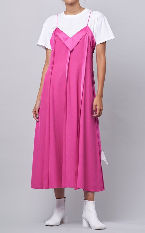 キャミソールフレアワンピース