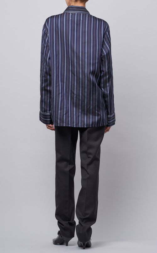 ストライプパジャマシャツ