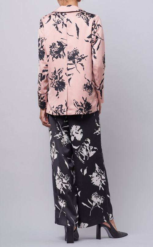 プリントテーラードジャケット