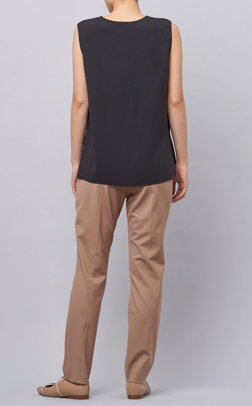 プルオーバーボウタイブラウス