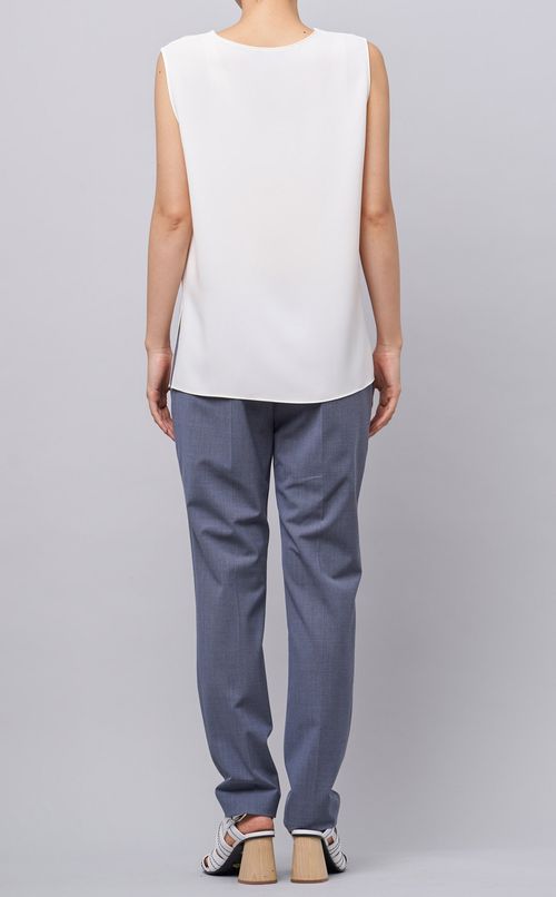 プルオーバーボウタイブラウス