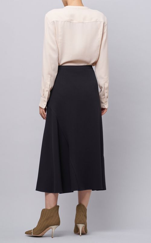 アシンメトリーミディスカート