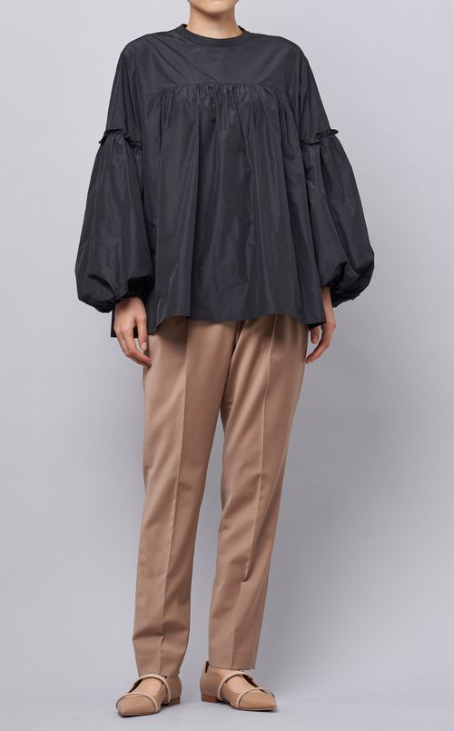 ボリュームスリーブギャザーブラウス