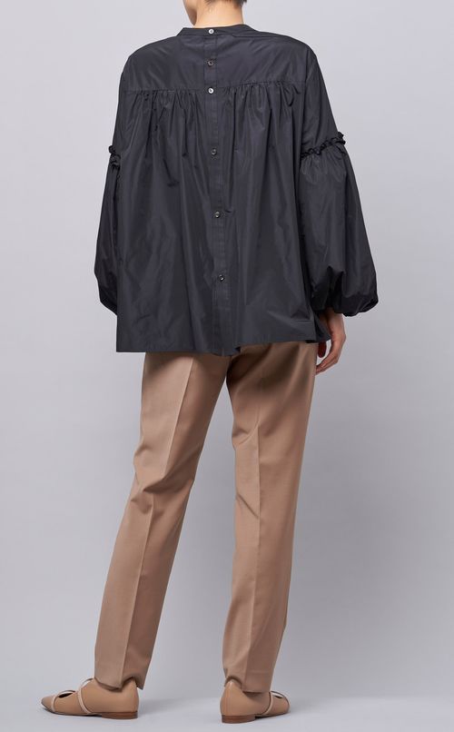 ボリュームスリーブギャザーブラウス