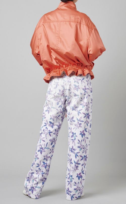 ドローストリングスブルゾン