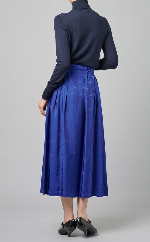 ジャガードフレアスカート