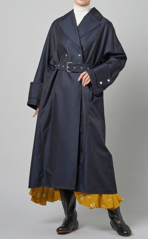 ビッグシルエットボックスコート