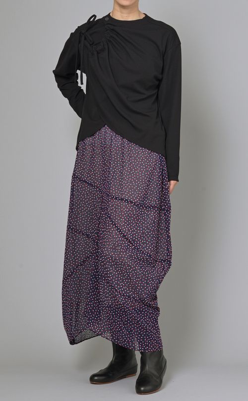 ジョーゼットシャツカーディガン