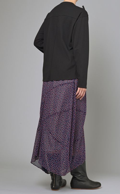 ジョーゼットシャツカーディガン