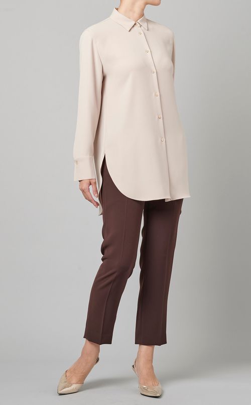 センタープレスクロップドパンツ