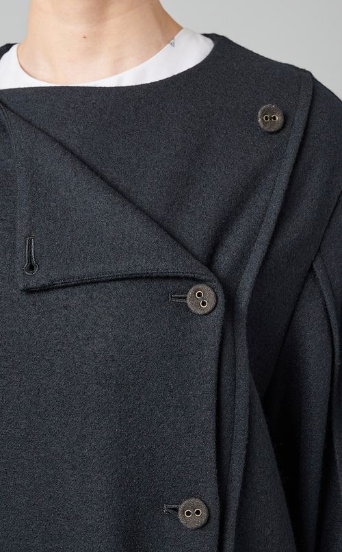 ウールジャージーコート