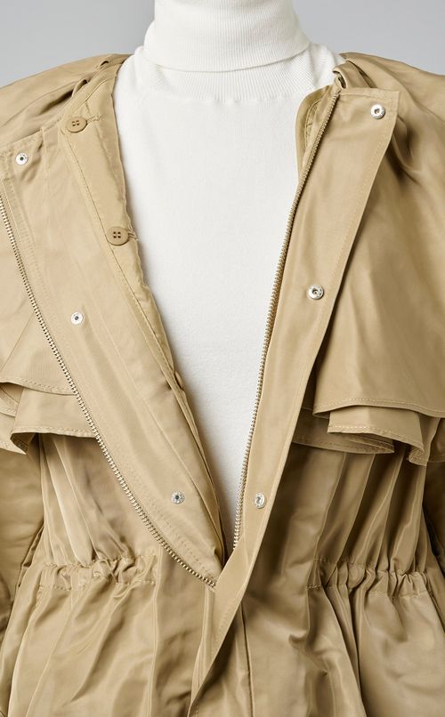 ケープカラーモッズコート