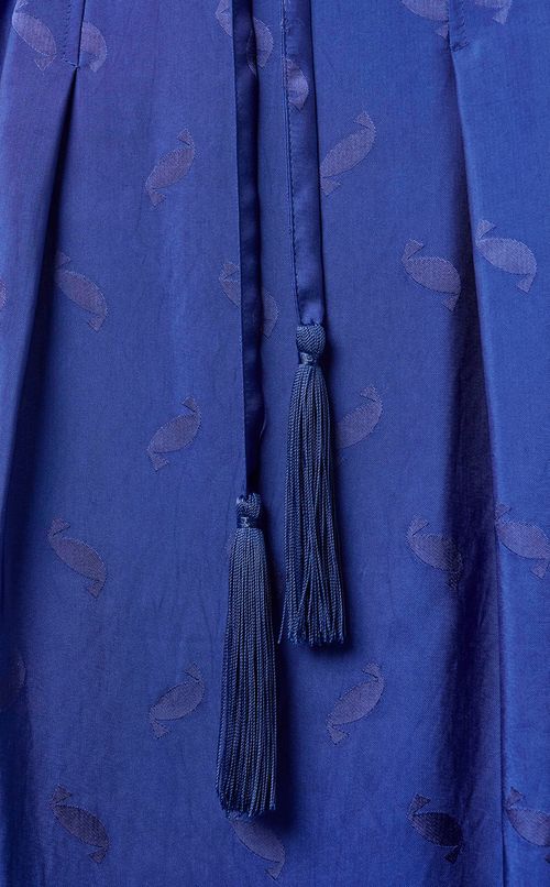 ジャガードフレアスカート