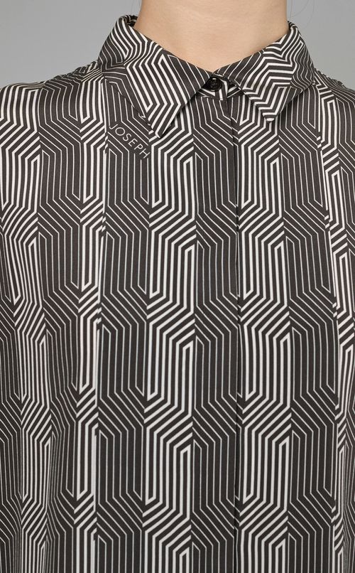 ジオメトリックプリントワンピース