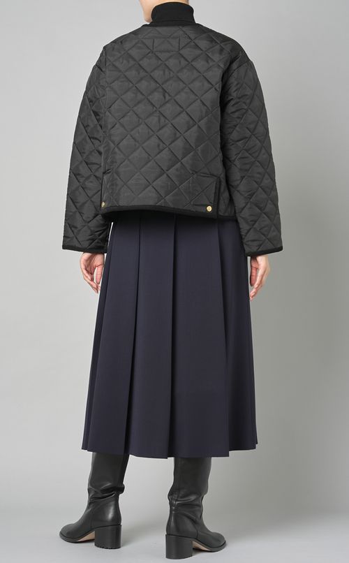 キルティングAラインブルゾン