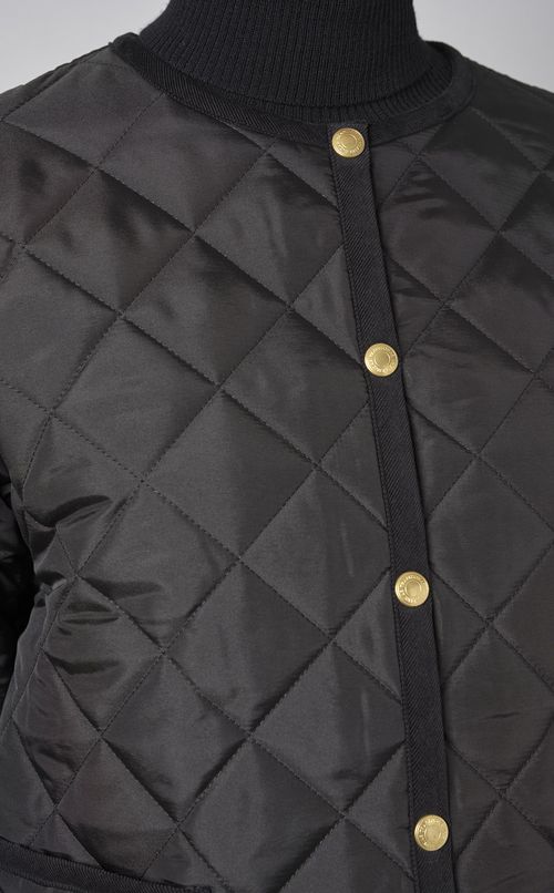 キルティングAラインブルゾン