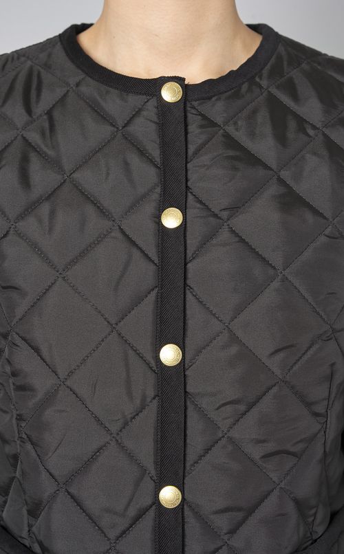 キルティングショートジャケット