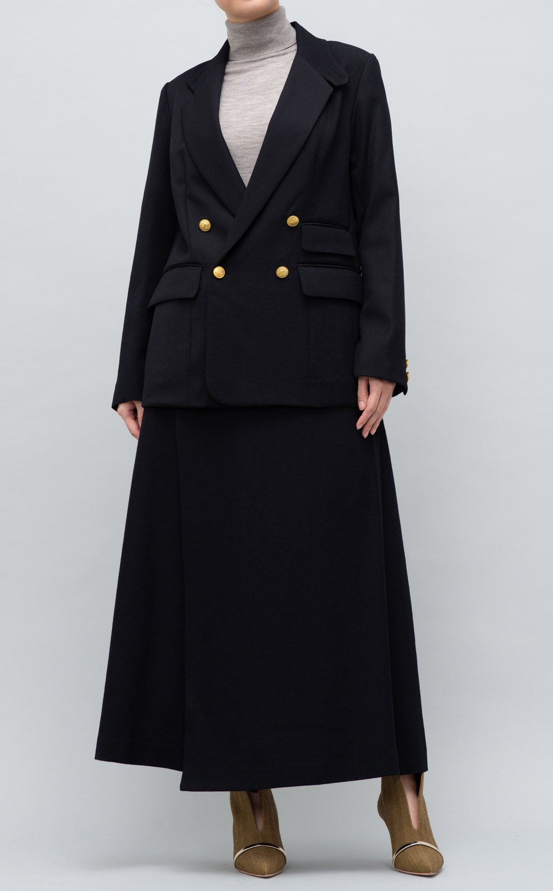 美品 MASTER.NET 3180830-A 金ボタン 紺ブレザー A5 マスターネット 紺ブレ no.1021フェイクレザーマグネットボタン -