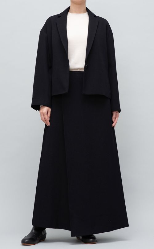 ウールラップドスカート