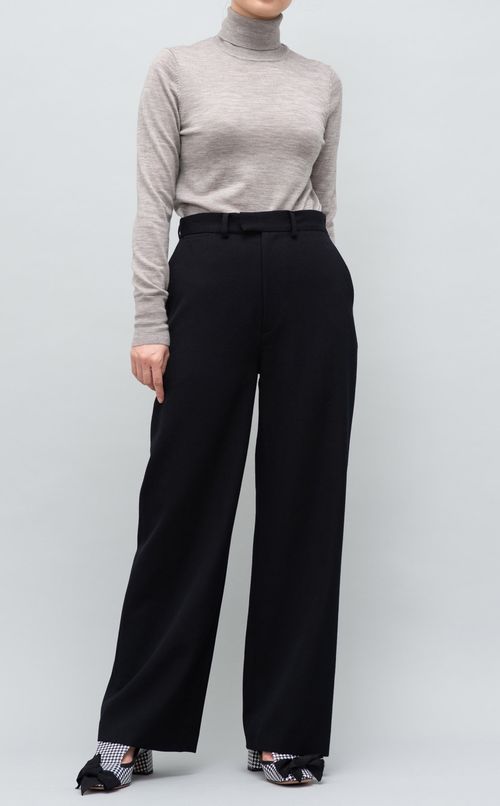 ウールワイドパンツ