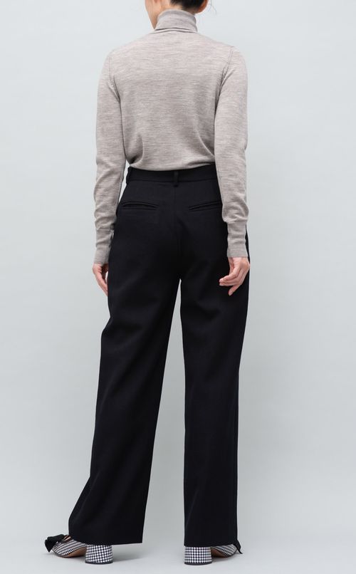 ウールワイドパンツ