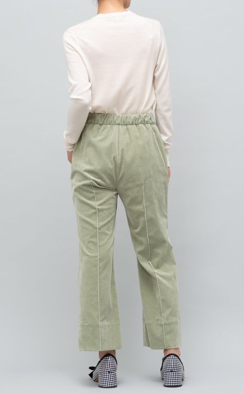 コーデュロイクロップドパンツ