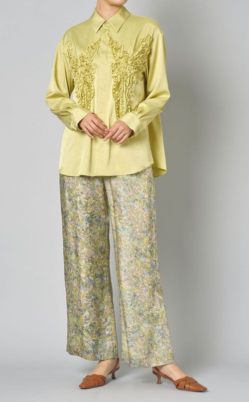 バードエンブロイダリーブラウス