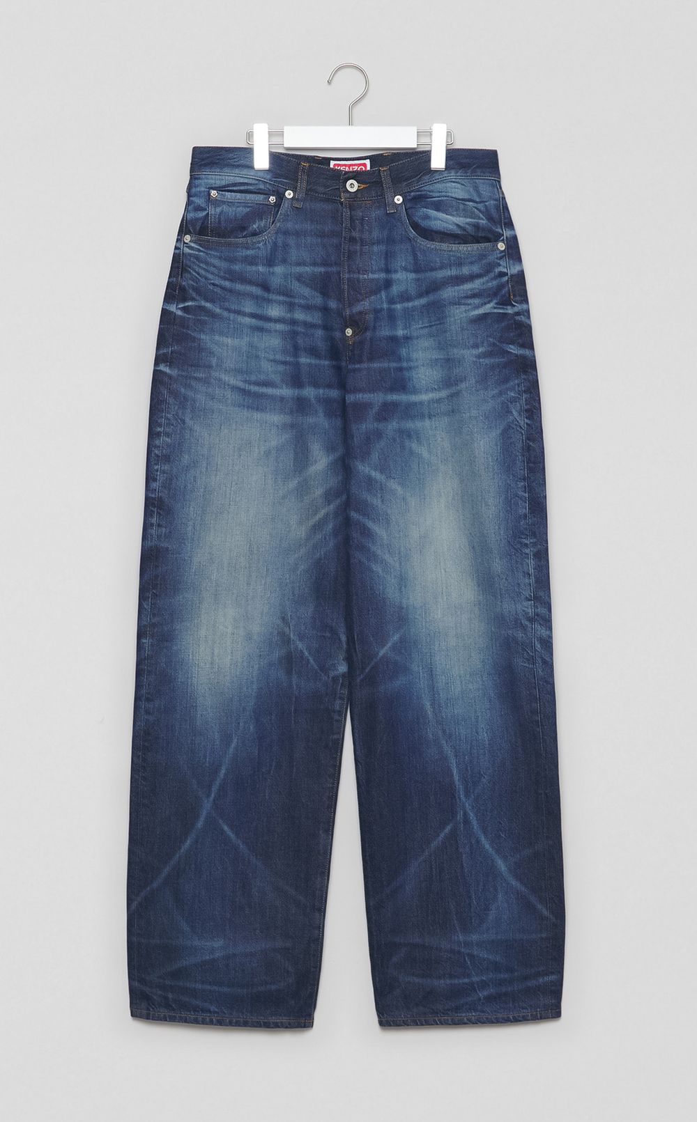 ターンアップワイドフィットジーンズ