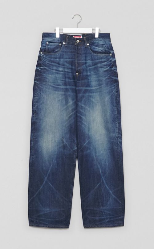 ターンアップワイドフィットジーンズ