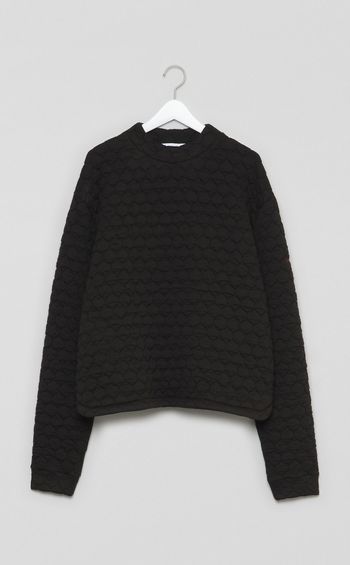 ソフトキルティングプルオーバー