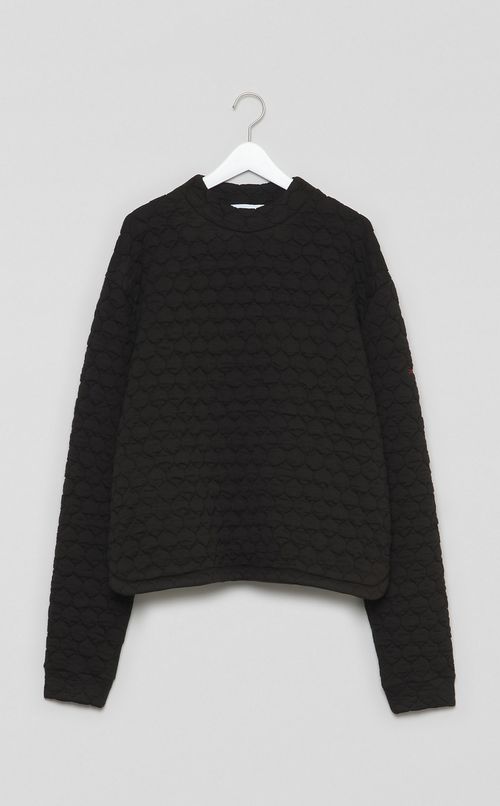 ソフトキルティングプルオーバー