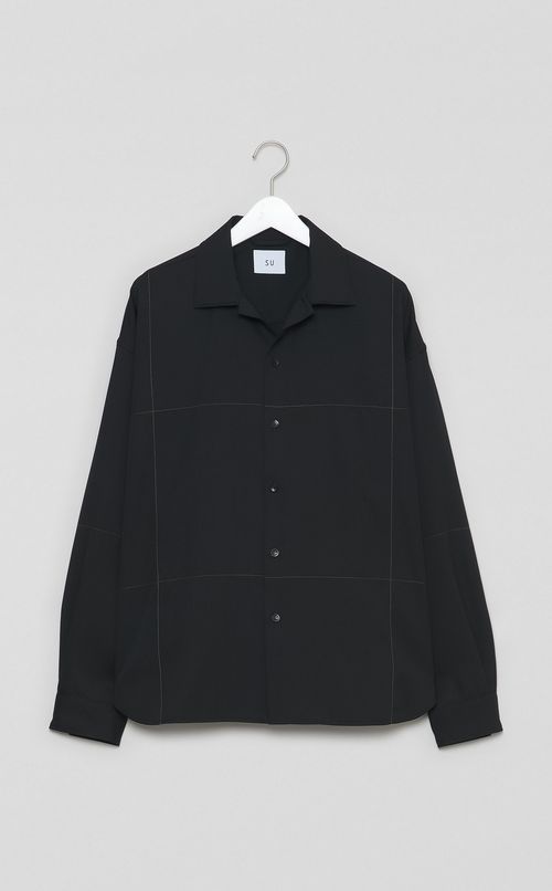 ウールステッチシャツ