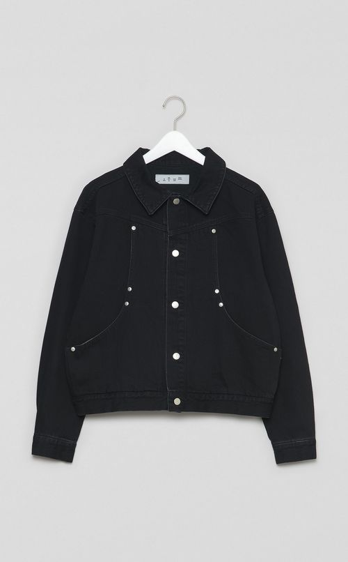 カーブポケットデニムジャケット