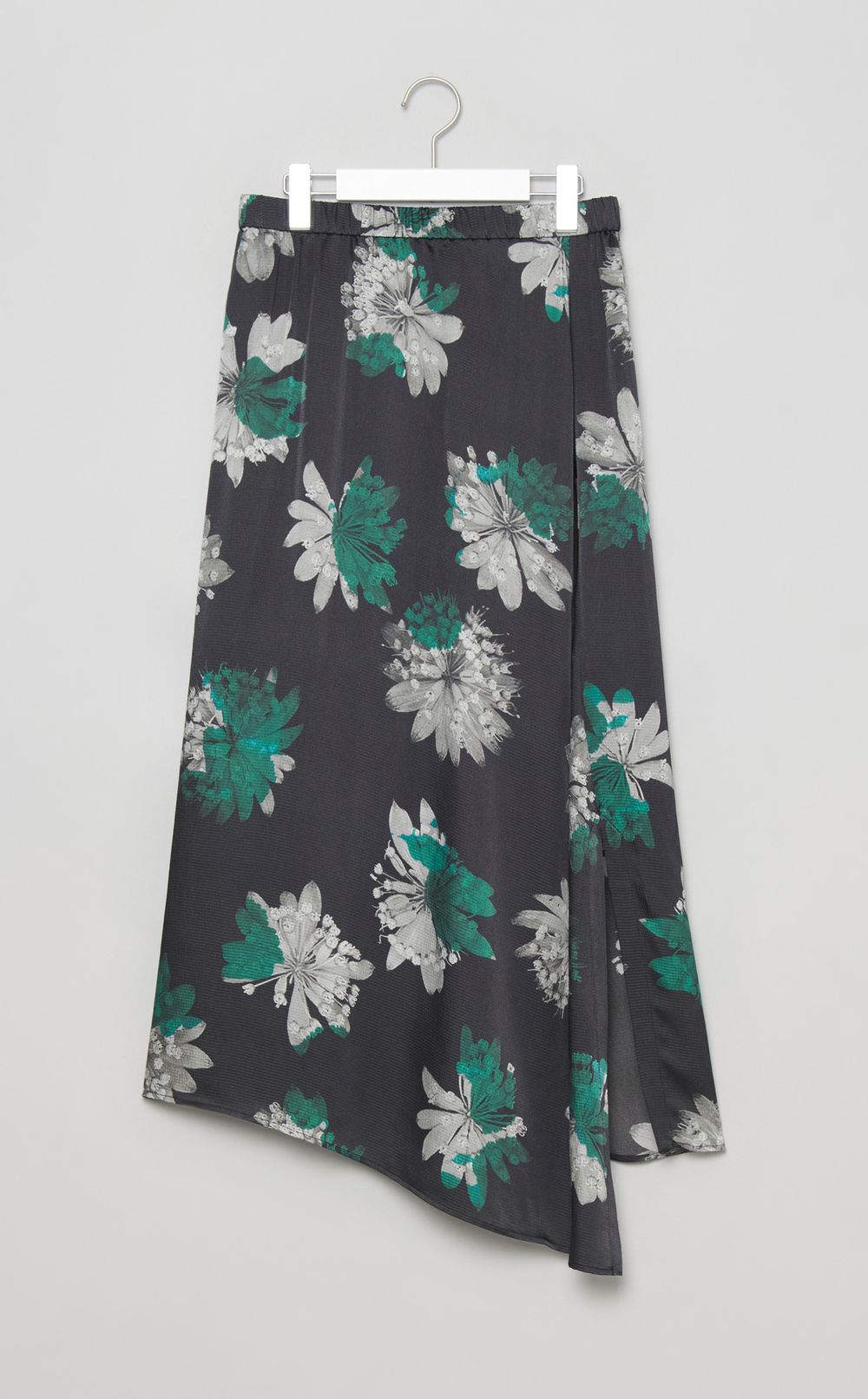 フラワープリントフレアスカート