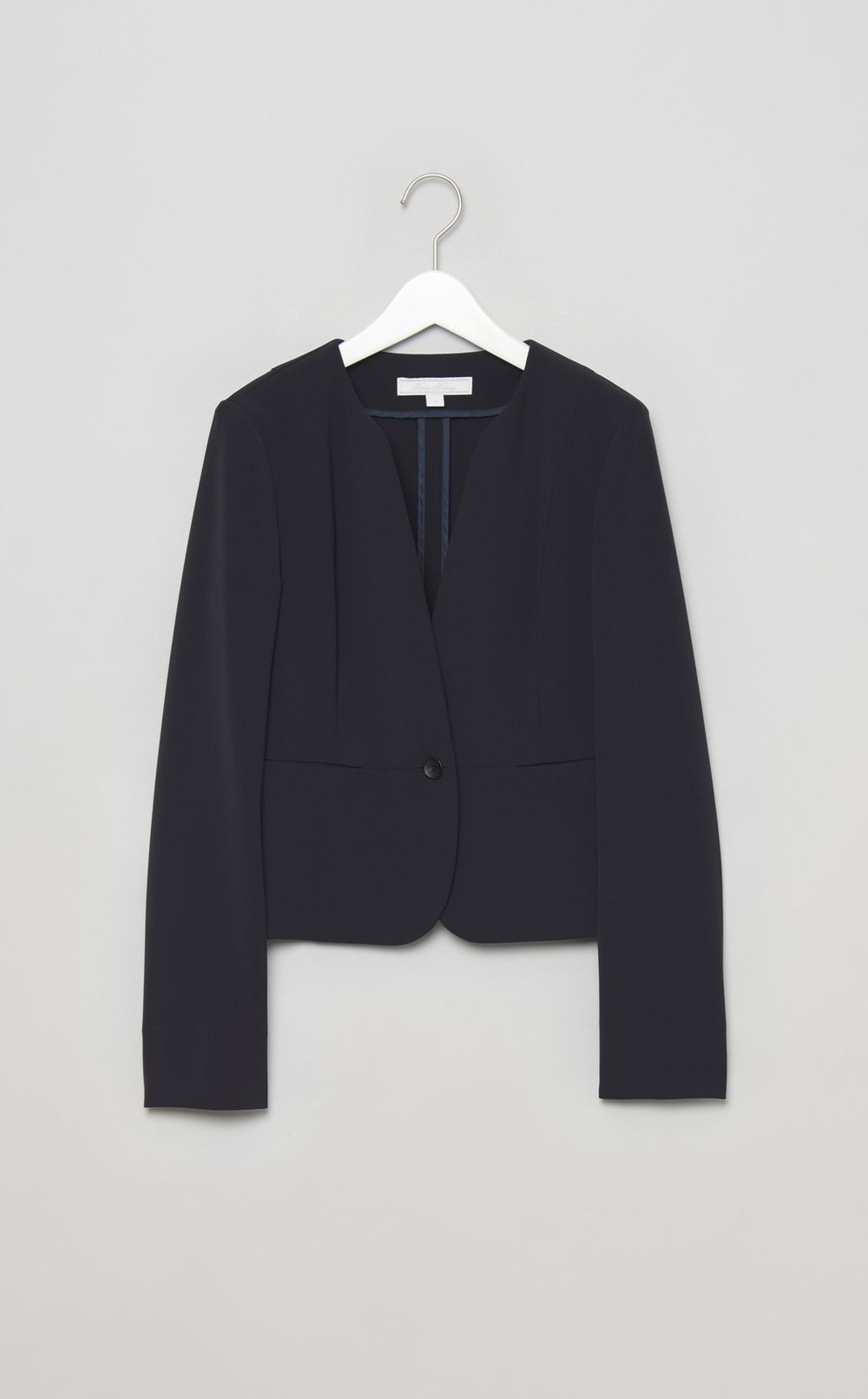 ストレッチノーカラージャケット