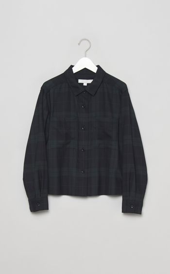 ブラックウォッチボックスシャツ