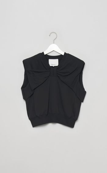 リボンドレープカットプルオーバー