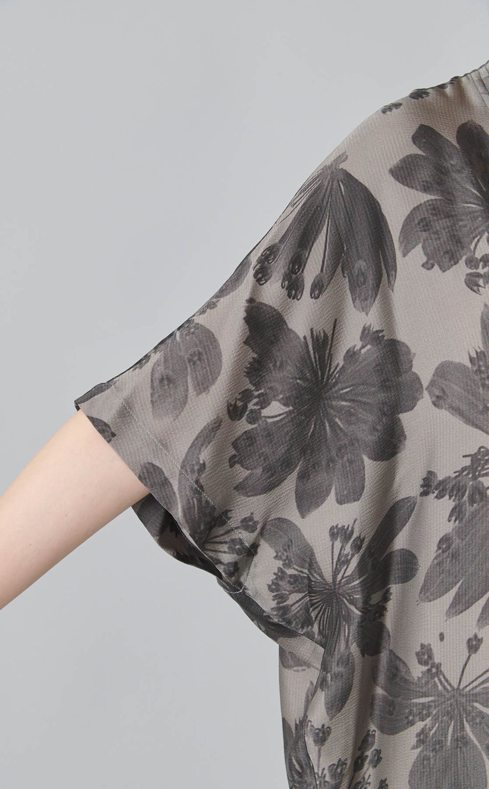 フラワープリントワンピース