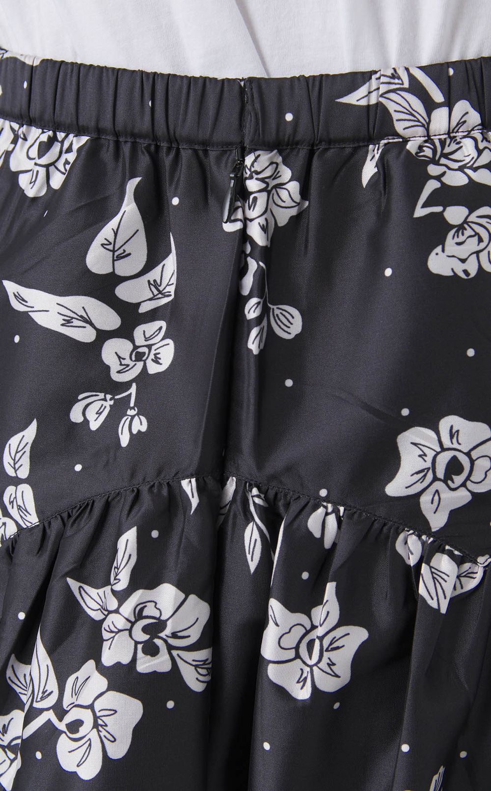 ポピーフラワープリントスカート