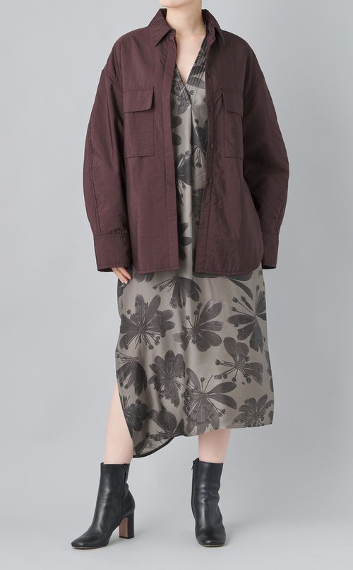 綿入りシャツブルゾン